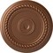 Ekena Millwork Alexandria Rope Ceiling Medallion (Fits Canopies up to 4 5/8"), 19 5/8"OD x 1 1/2"P, Polished Copper CM18ALPOS - alternate 1